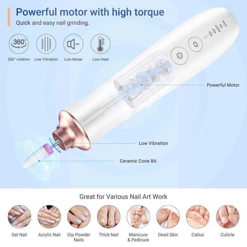 Equipo de Manicura Eléctrico P - Nail Drill Machine reseña y precio