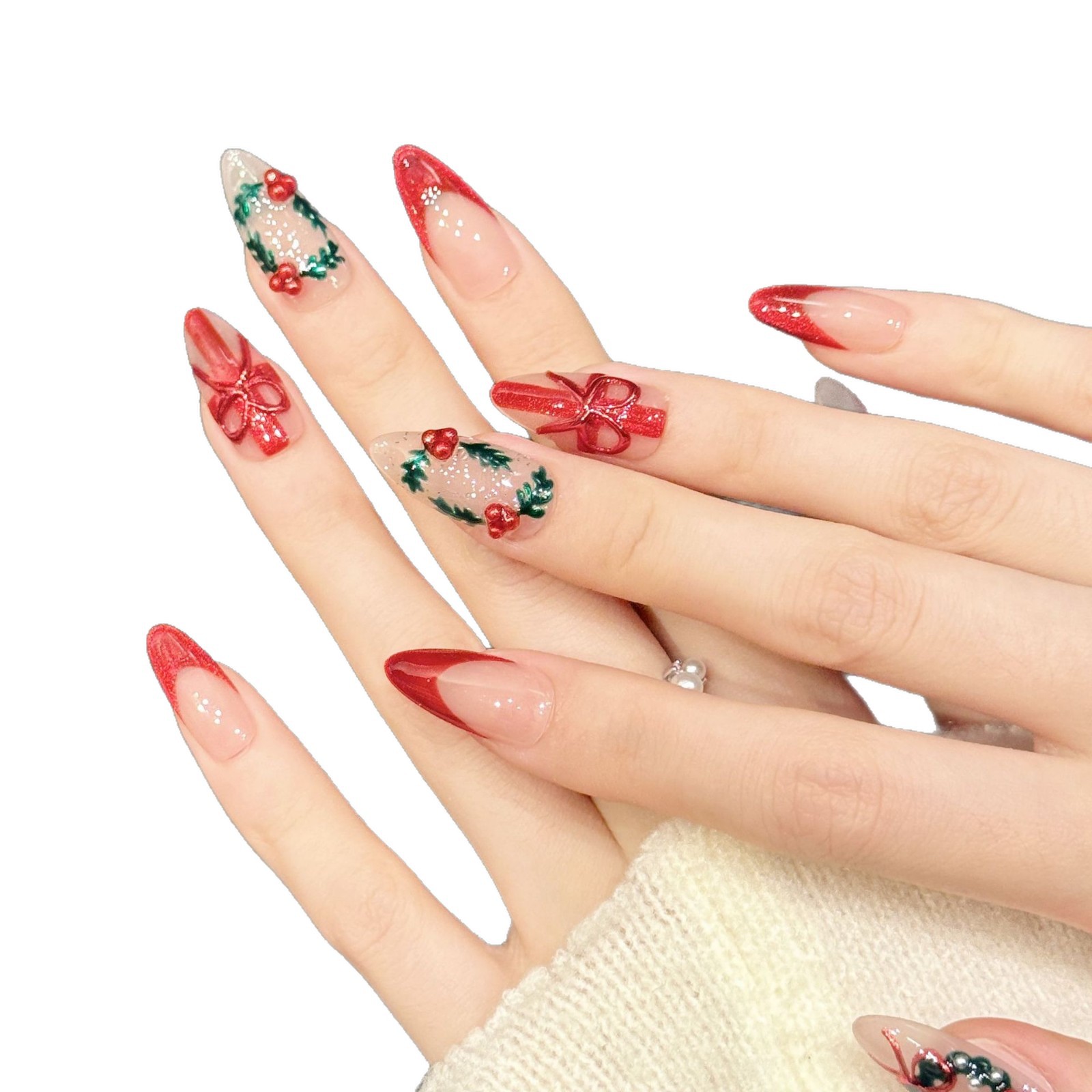 10 Uds. De uñas postizas de al - Nail Art Press On reseña y precio