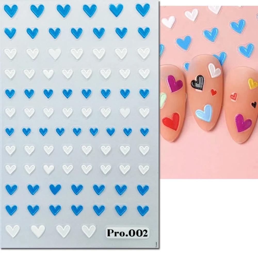 Pegatinas 5D en relieve para d - Nail Art Valentines Day reseña y precio