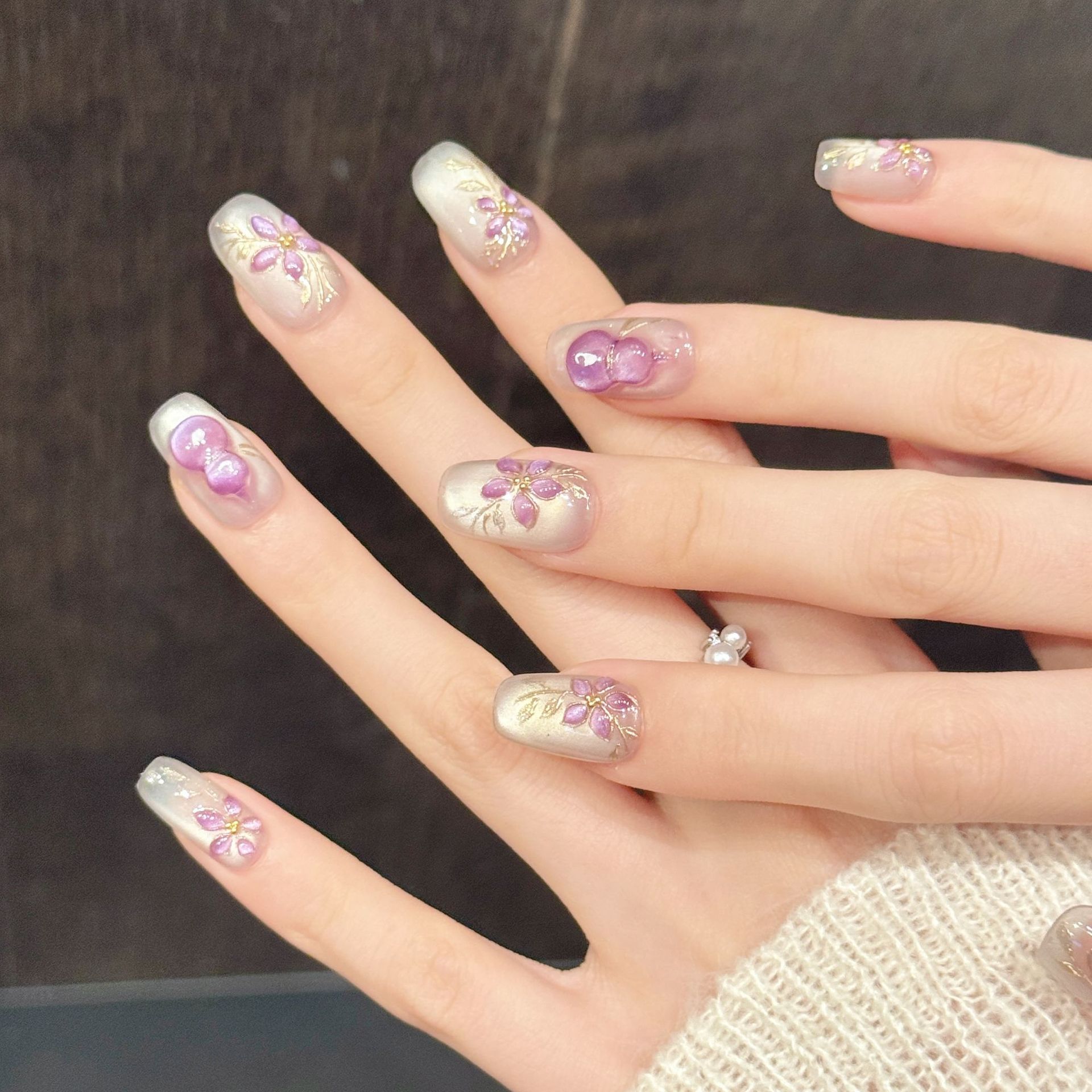 10 Uds. de Uñas Postizas Hecha - Nail Art Press On reseña y precio