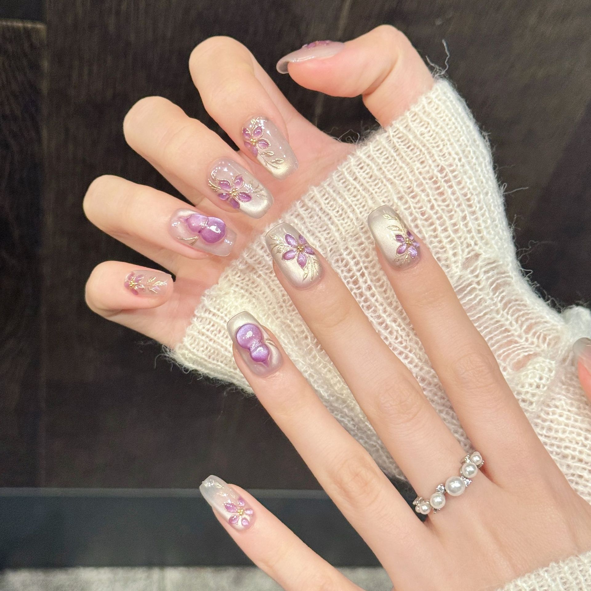 10 Uds. de Uñas Postizas Hecha - Nail Art Press On reseña y precio