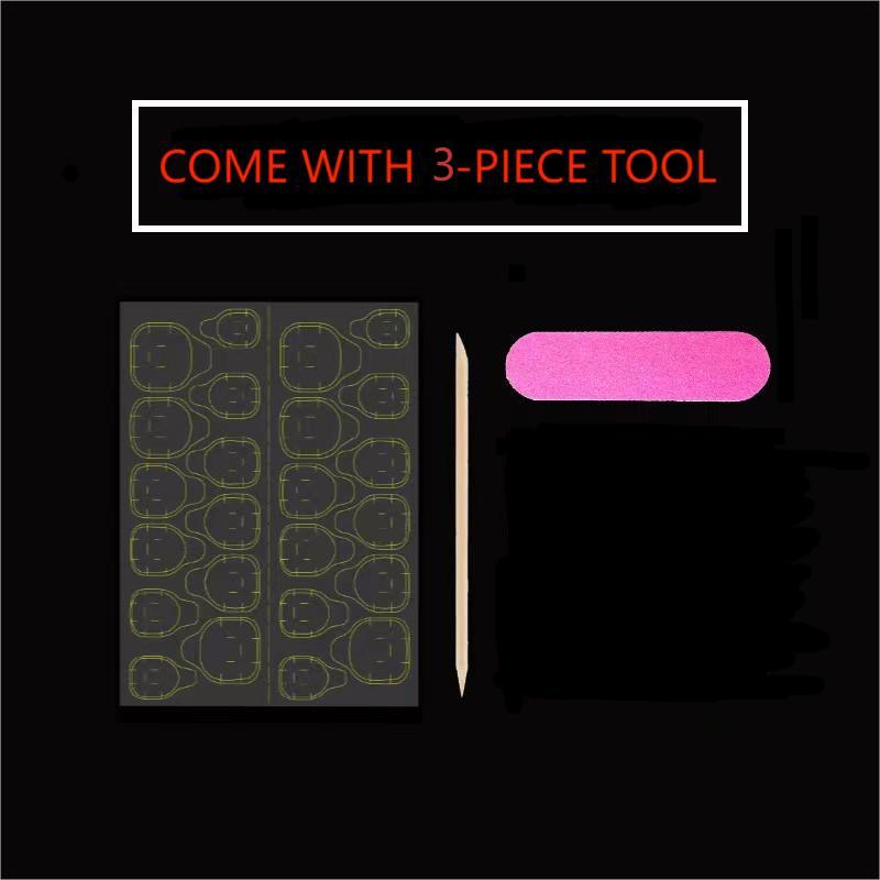 10 Uds. de Uñas Postizas Hecha - Nail Art Press On reseña y precio