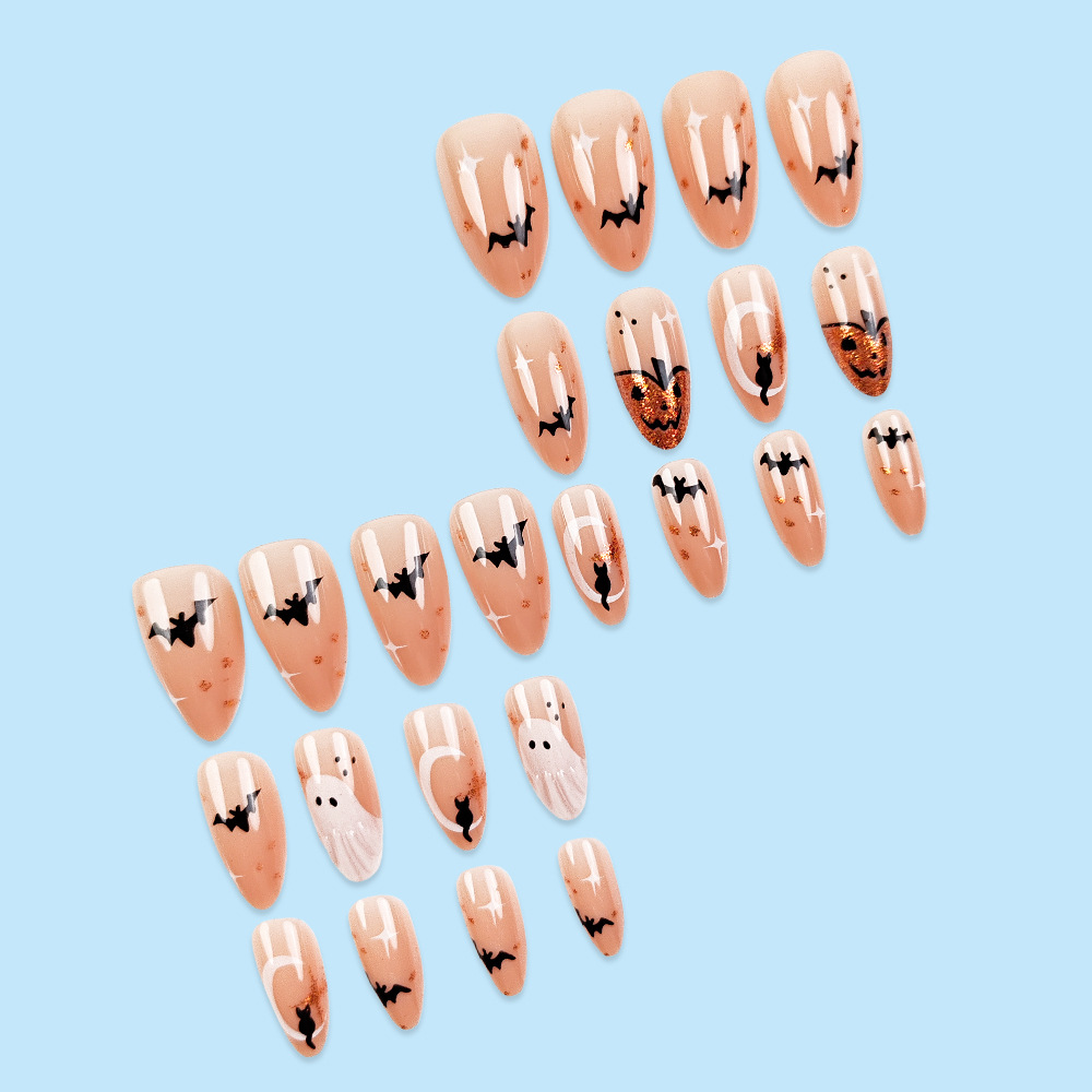 24 Uds. De uñas simples con pr - Nail Art Press On reseña y precio