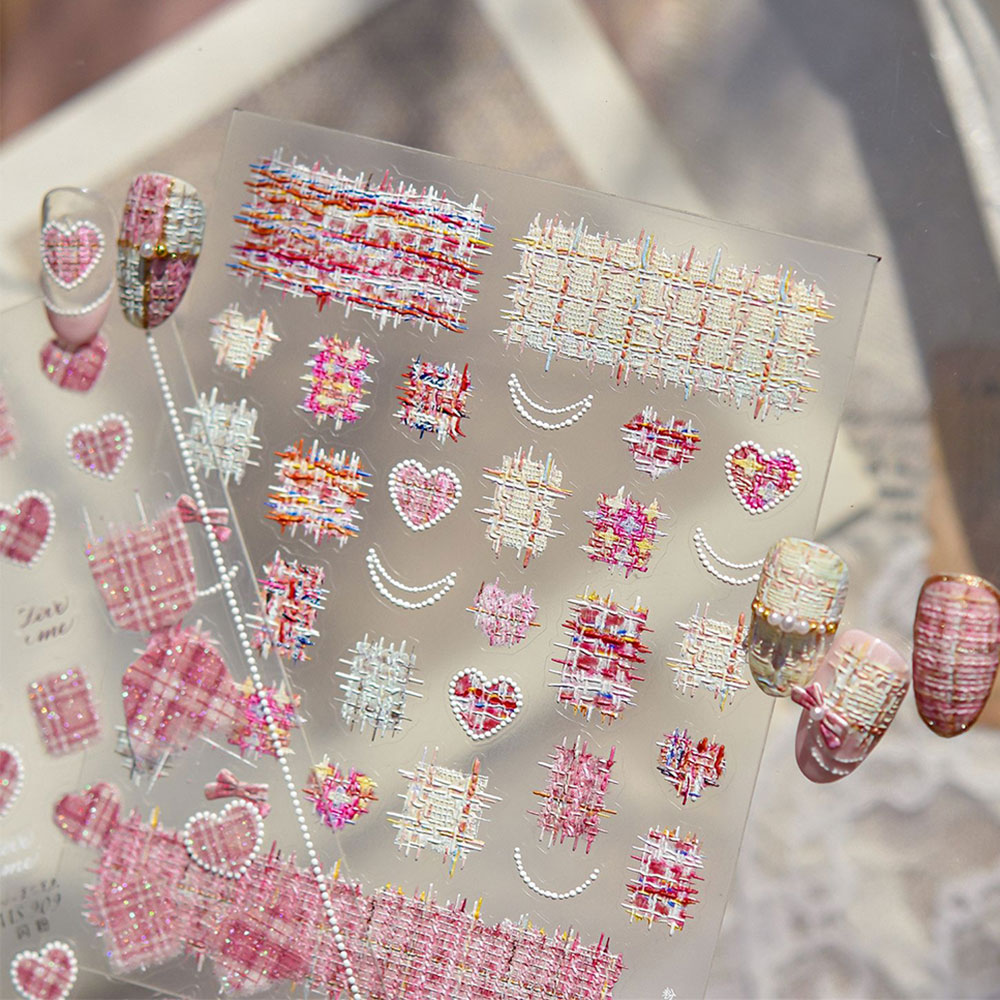 1 Uds 5D relieve amor escuchar - Nail Art Valentines Day reseña y precio