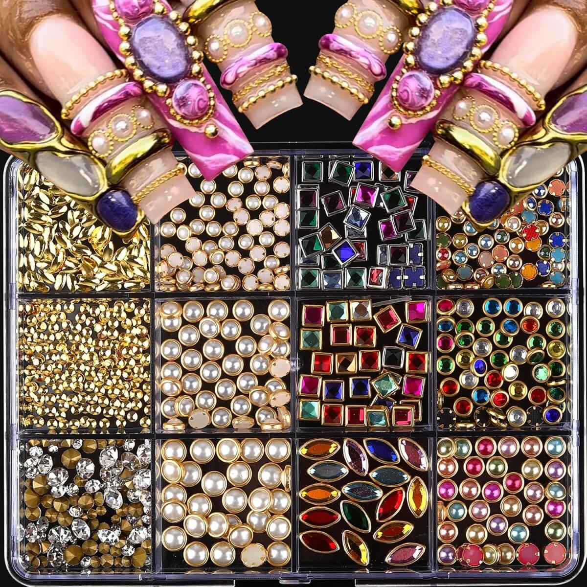 1 Caja de Adornos de Uñas de L - Nail Art Valentines Day reseña y precio