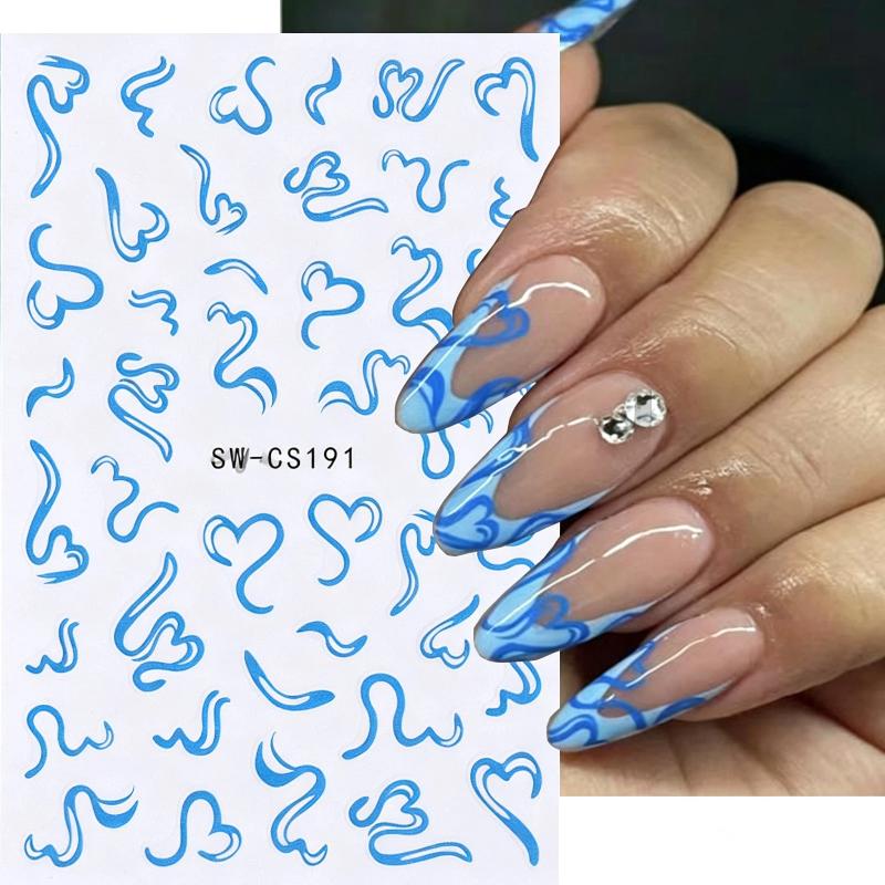 2 Hojas de Adhesivos para Uñas - Nail Art Valentines Day reseña y precio